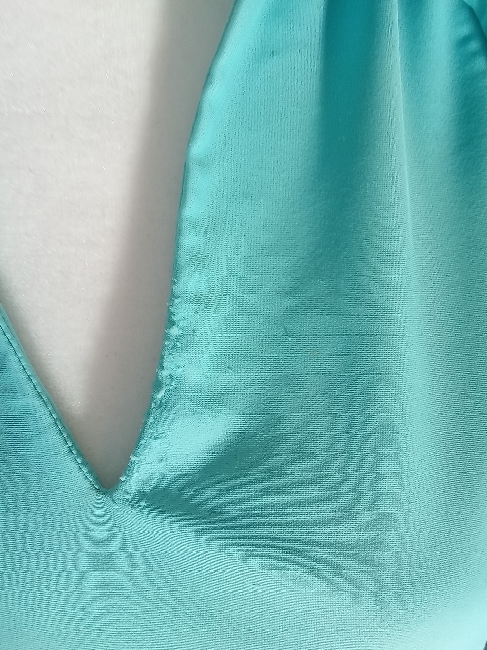 ARYEH Sleeveless Ruffle Polo Top in‎ Aqua 👠 - Picture 4 of 6